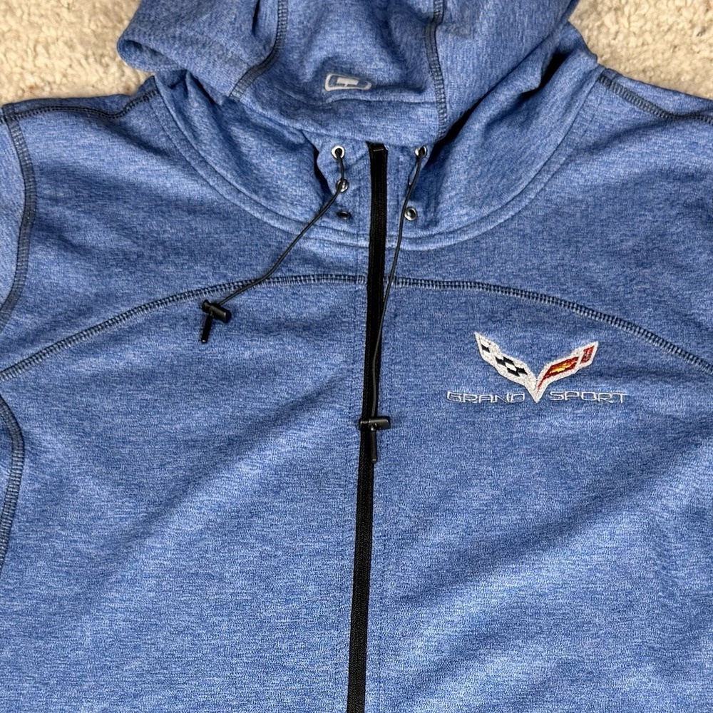 OGIO Corvette Endurance Hooded Jacket Women's Size 4XL Blue Full Zip Activewear